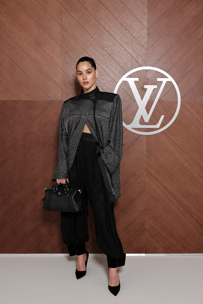 Adria Arjona attends the Louis Vuitton Womenswear Fall/Winter 2025-2026 show