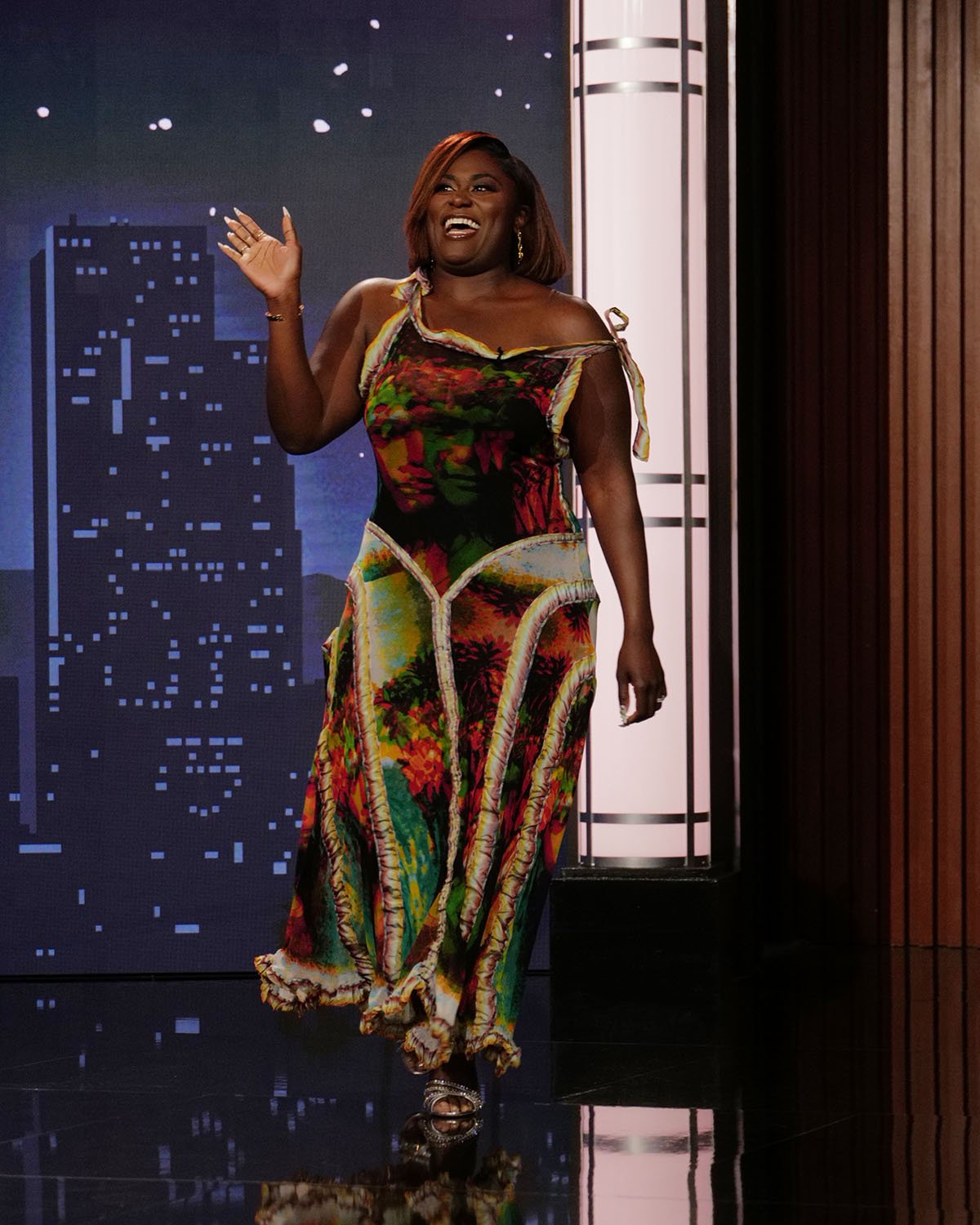 Danielle Brooks Wore Jean Paul Gaultier On Jimmy Kimmel Live!