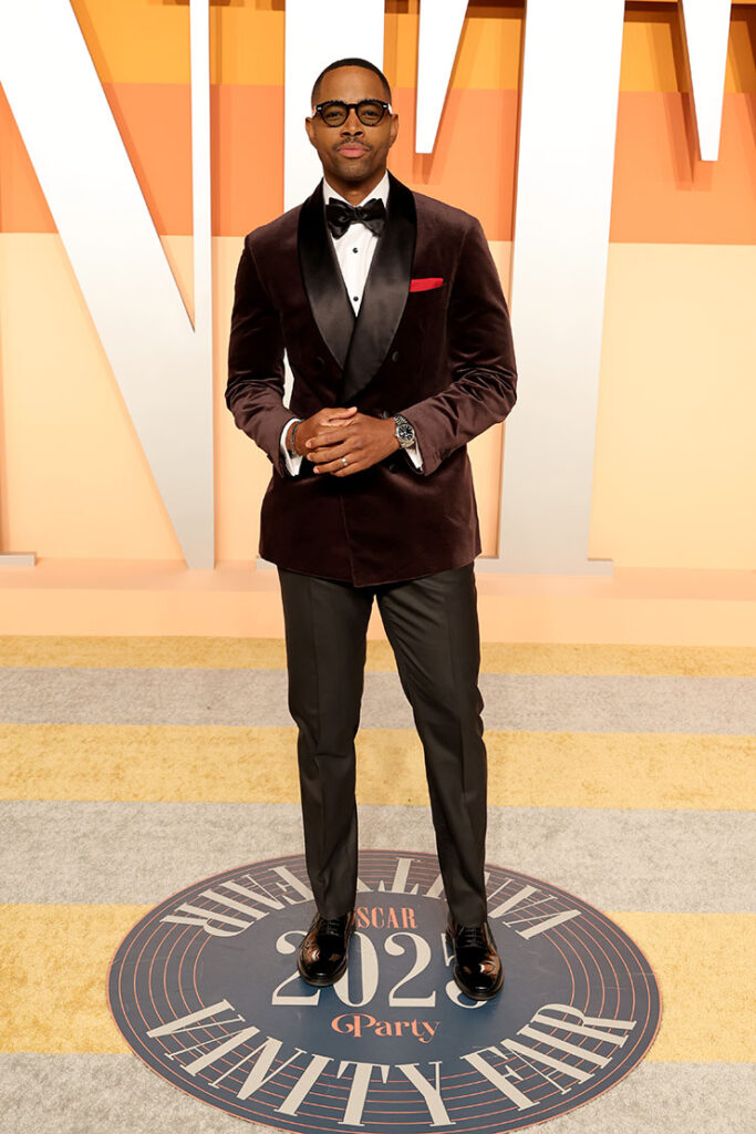 Jay Ellis attends the 2025 Vanity Fair Oscar Party