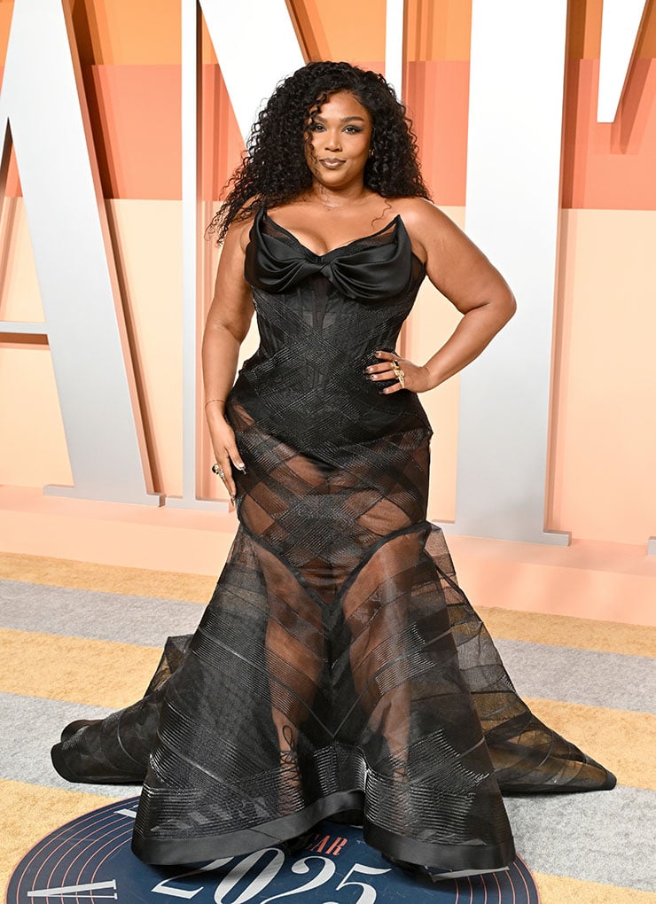 Lizzo attends the 2025 Vanity Fair Oscar Party 