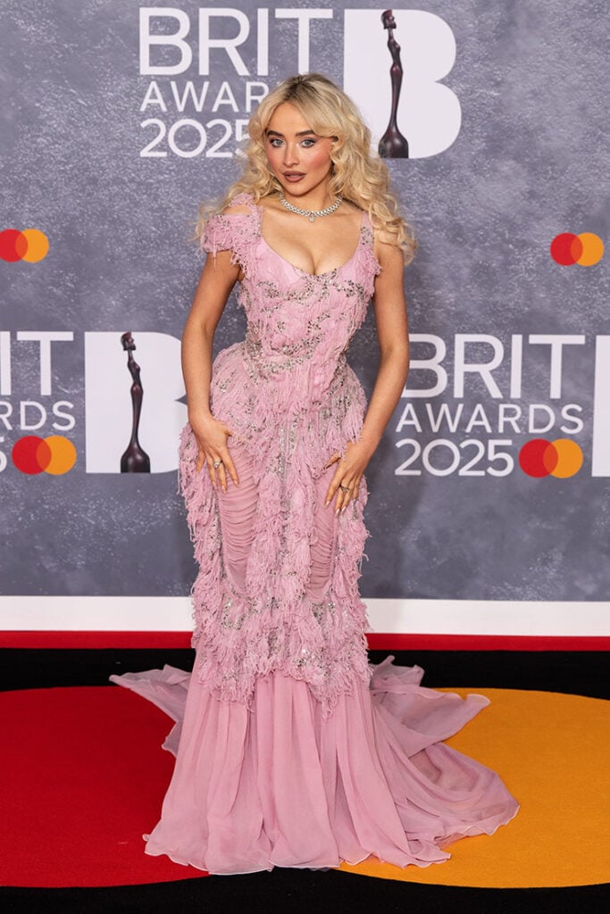 Sabrina Carpenter attends The BRIT Awards 2025 