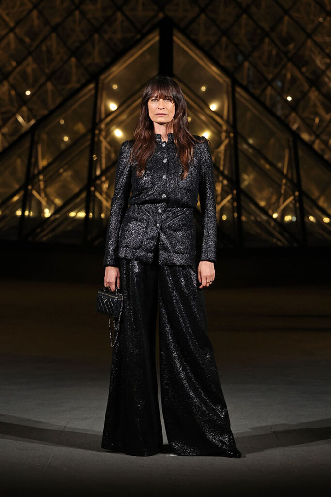  Caroline de Maigret attends the "Le Grand Diner du Louvre" Passage Richelieu Photocall