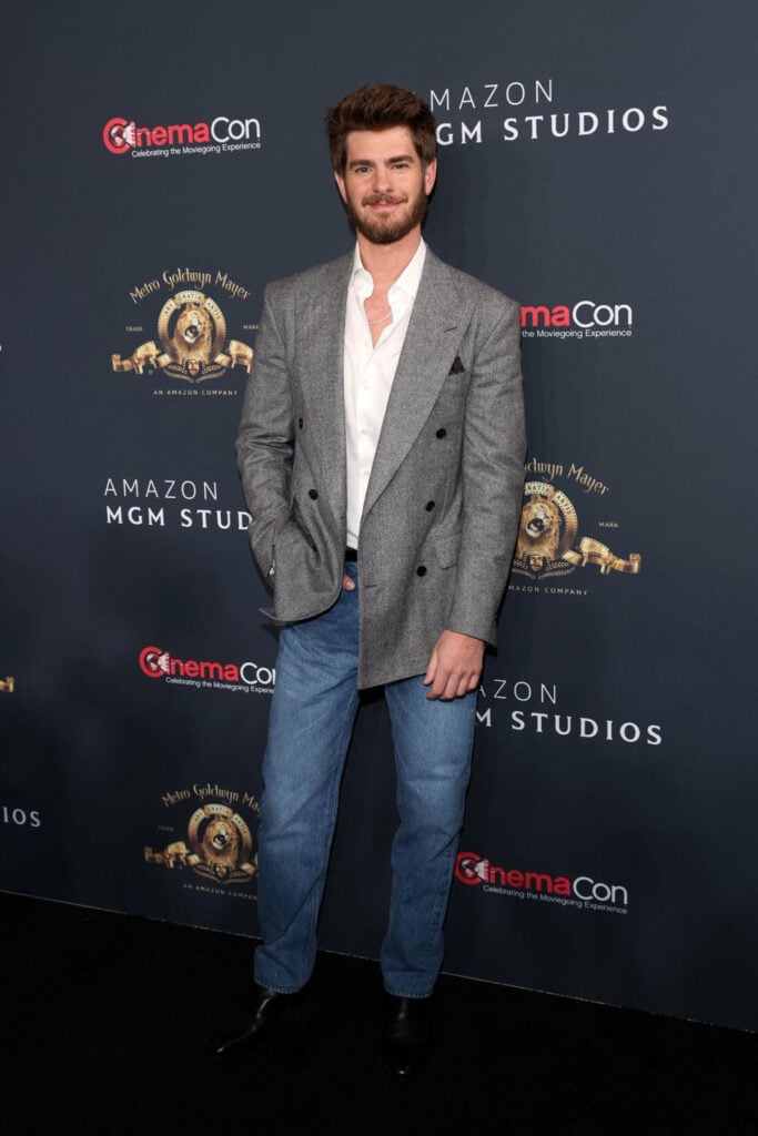 Andrew Garfield CinemaCon 2025 dunhill After The Hunt