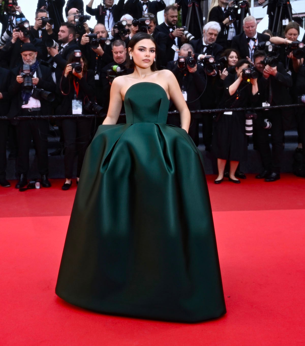 Ariana Greenblatt Turns Up the Drama in Louis Vuitton at Cannes