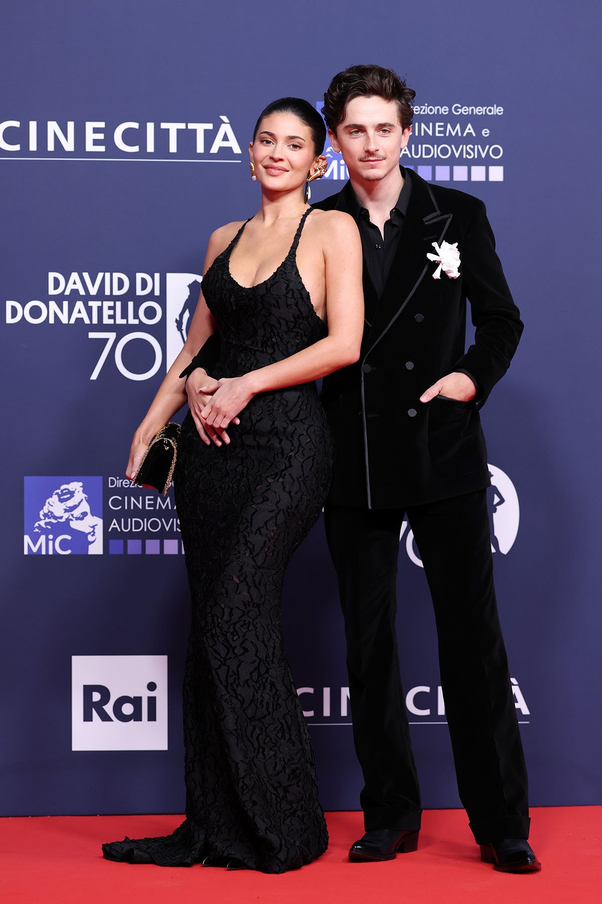 Kylie Jenner and Timothée Chalamet’s Red Carpet Debut at the 2025 David Di Donatello Awards