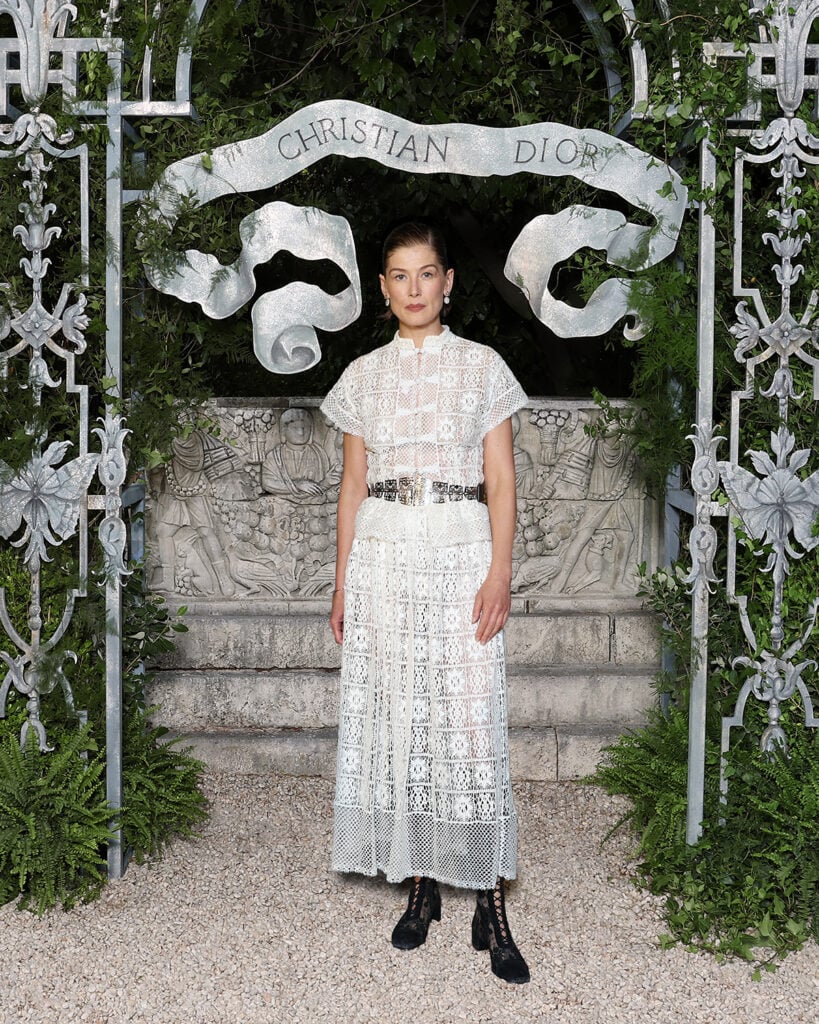 Front Row Wears White to Bid Farewell to Maria Grazia Chiuri at Dior