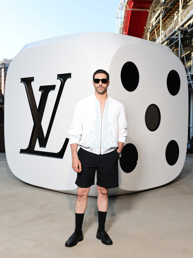 Tahar Rahim attends the Louis Vuitton Menswear Spring/Summer 2026