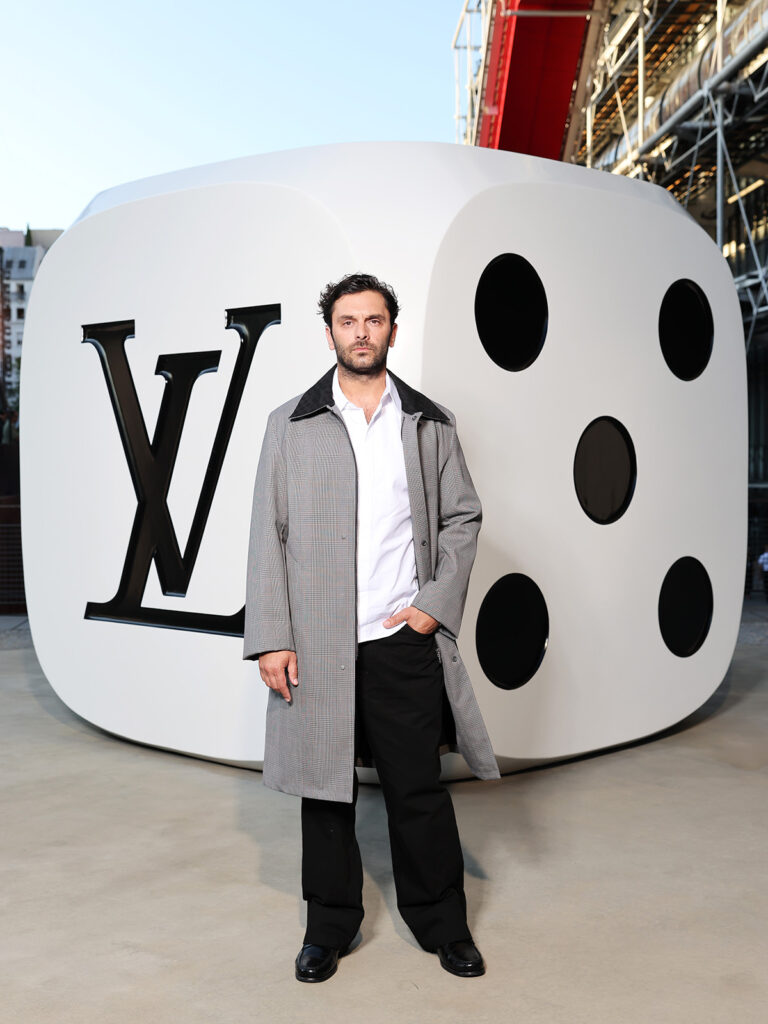 Pio Marmaï attends the Louis Vuitton Menswear Spring/Summer 2026 show