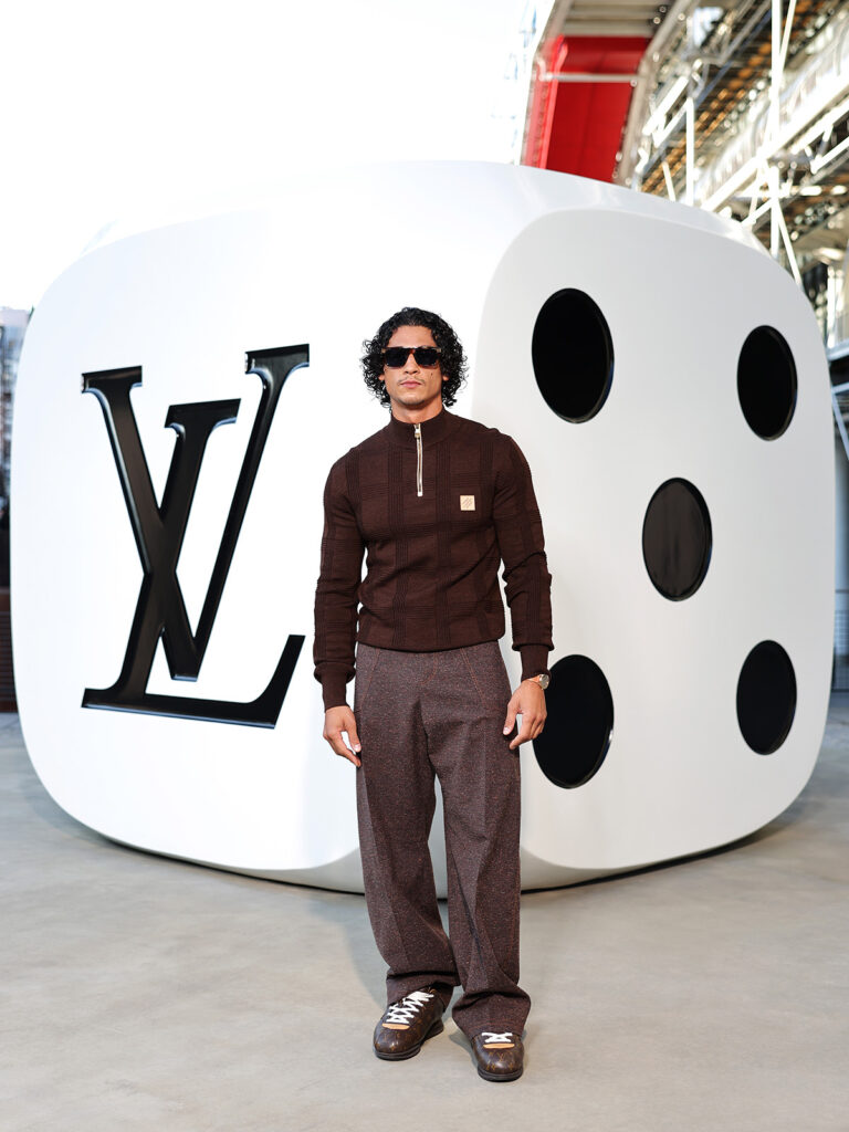 Emilio Sakraya attends the Louis Vuitton Menswear Spring/Summer 2026 show