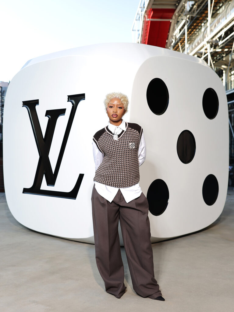 Uncle Waffles attends the Louis Vuitton Menswear Spring/Summer 2026 show