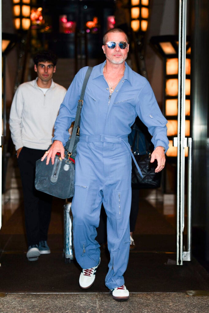 Brad Pitt Wore Givenchy Out In New York City 