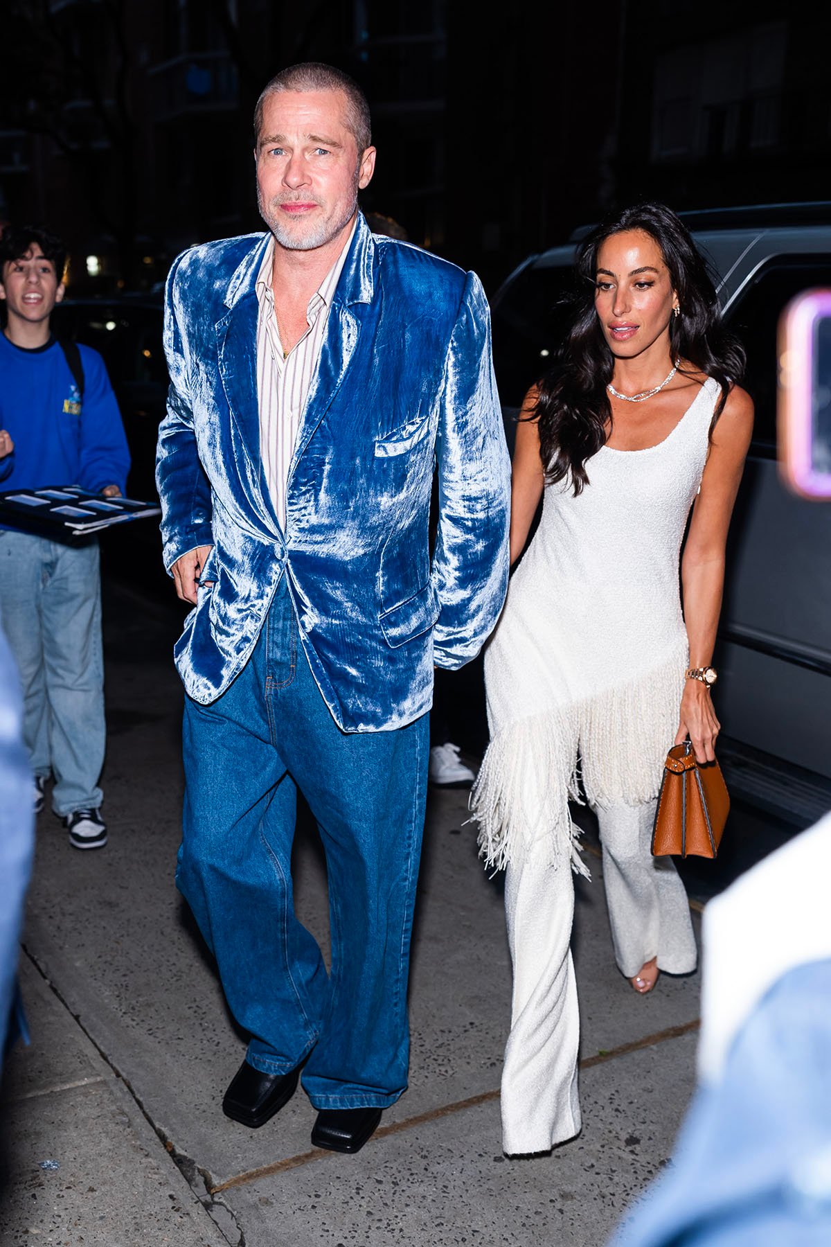 Brad Pitt Wore Willy Chavarria Out In New York City