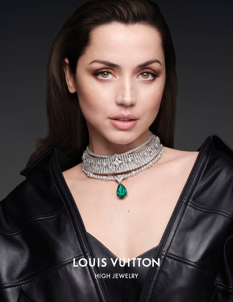 Ana de Armas Brings Her Star Power to Louis Vuitton’s High Jewellery Campaign