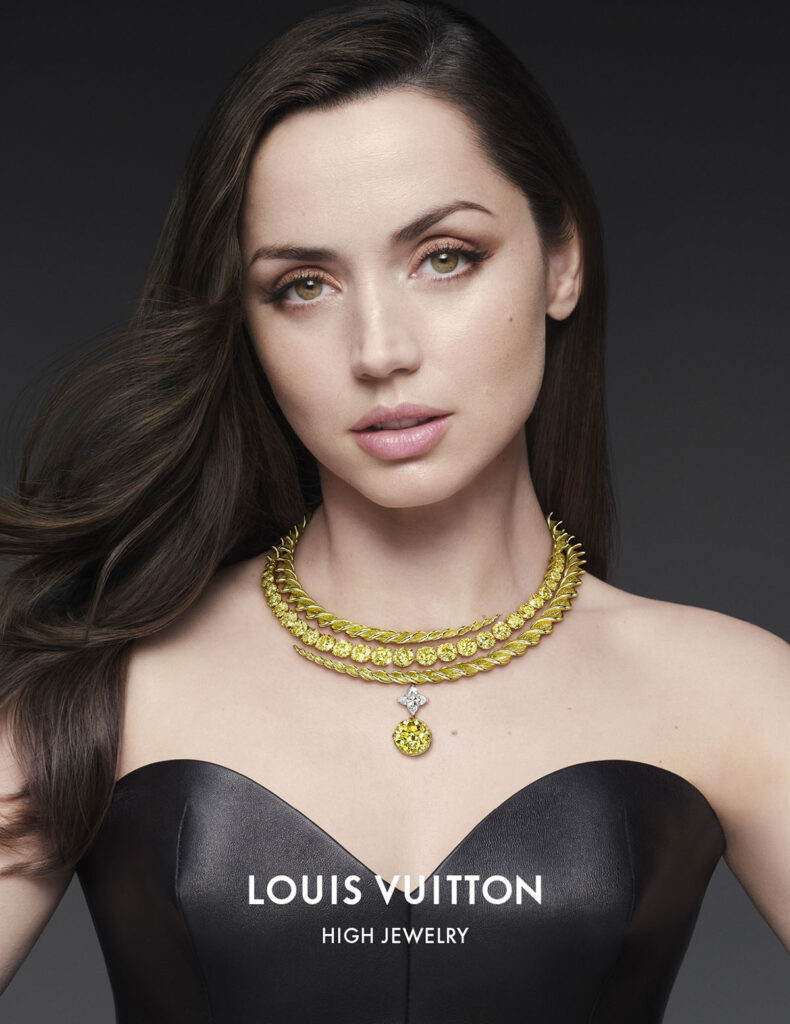 Ana de Armas Brings Her Star Power to Louis Vuitton’s High Jewellery Campaign