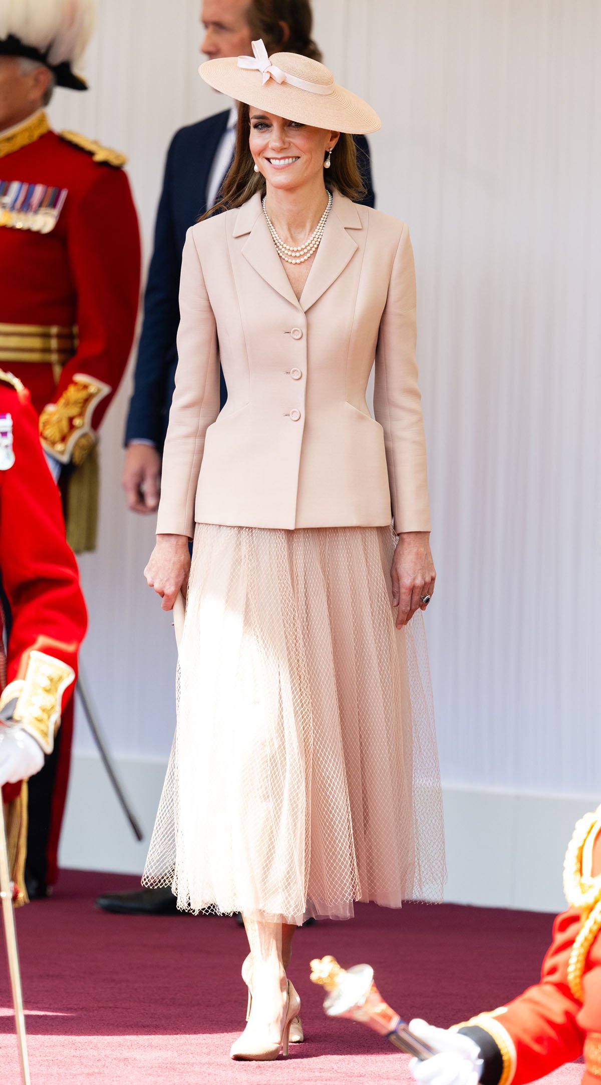Catherine, Princess of Wales Wore Dior To Welcome President Emmanuel Macron