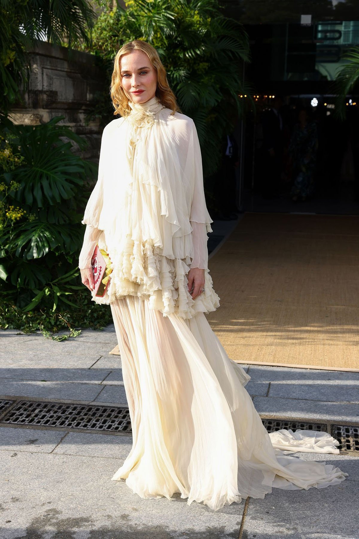 Diane Kruger Wore Alberta Ferretti To The Bal d’Été at the Musée des Arts Décoratifs
