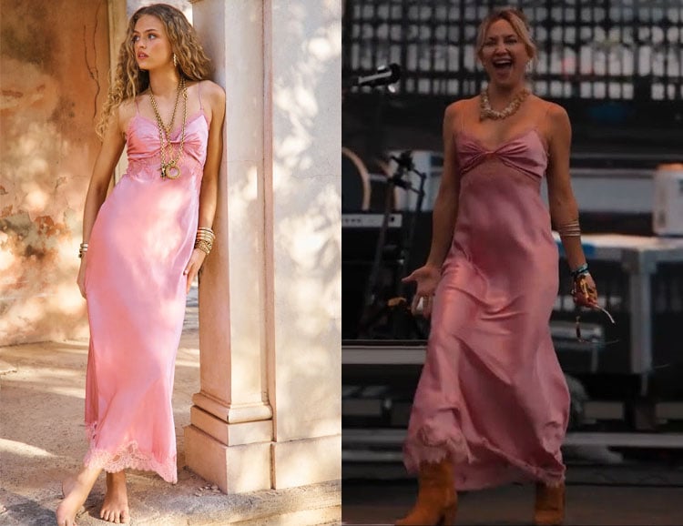 kate hudson pink silk dress Call me Sally