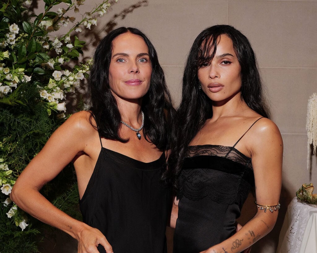 Zoë Kravitz Wore Saint Laurent To Jessica McCormack's New York Celebration, Zoë Kravitz Saint Laurent dress, Jessica McCormack New York, Danielle Goldberg stylist, Shailene Woodley Dolce & Gabbana trousers