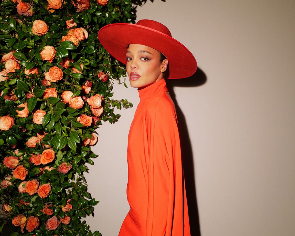 Tessa Thompson Wore Willy Chavarria To Harper’s Bazaar x Bvlgari 2025 Icons Issue Celebration, Tessa Thompson Willy Chavarria Spring 2026, Tessa Thompson Harper’s BAZAAR ICONS Bvlgari,