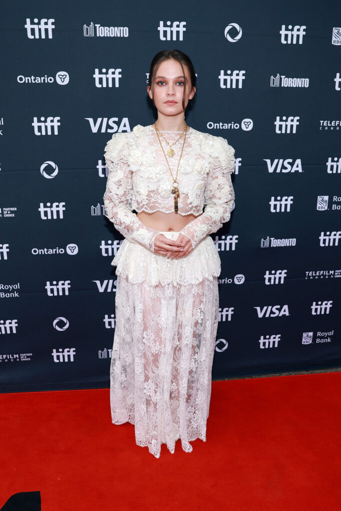 Cailee Spaeny attends the premiere of "Wake Up Dead Man: A Knives Out Mystery" during the 2025 Toronto International Film Festival, Chloe, 