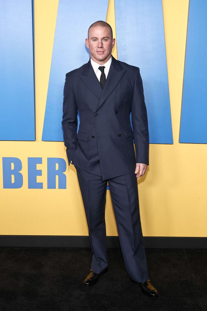 Channing Tatum
'Roofman' Film Premiere Prada suit, Menswear, Menswear Red Carpet, Menswear Red Carpet Fashion, Red Carpet Menswear,