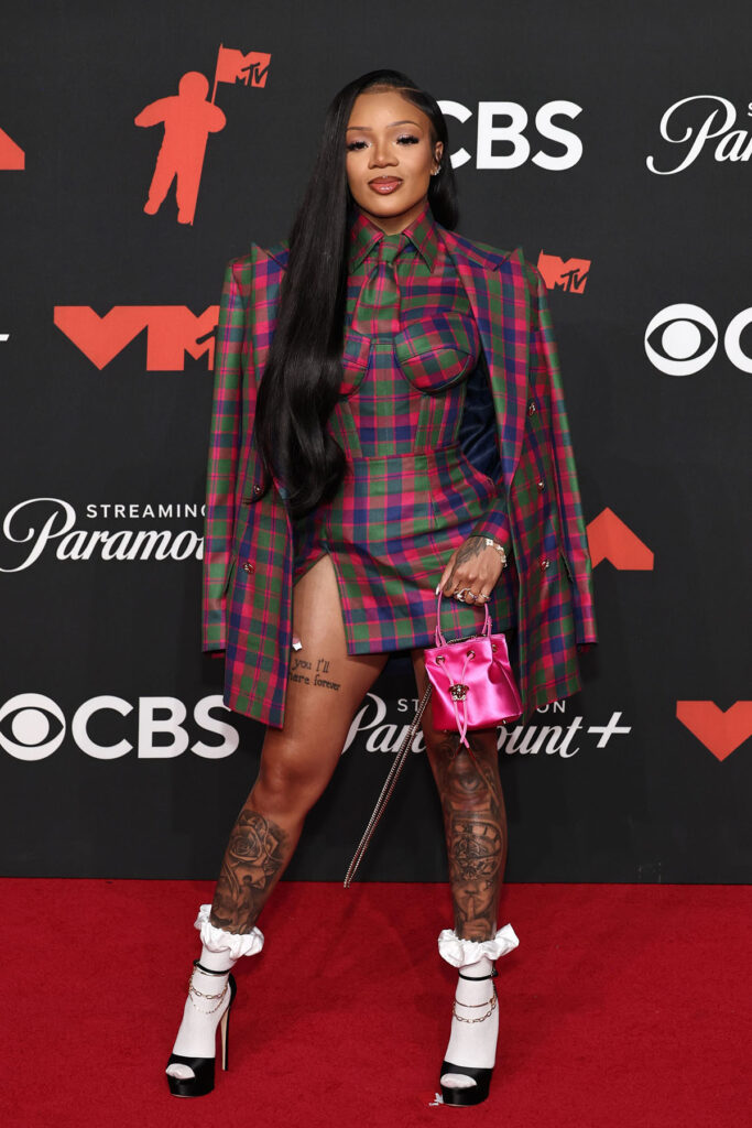 GloRilla attends the 2025 MTV Video Music Awards 2025 VMAs red carpet, VMAs fashion 2025, Ayra Starr 2025 VMAs, Ciara Schiaparelli 2025 VMAs, Latto Versace 2025 VMAs, Paris Hilton The Blonds 2025, Ice Spice Ralph Lauren 2025 VMAs