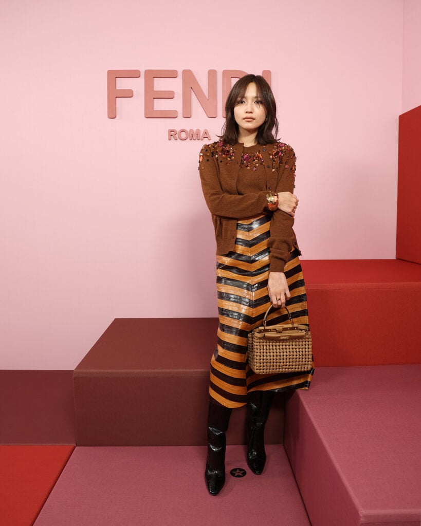 Celebrities at the Fendi Spring 2026 Show