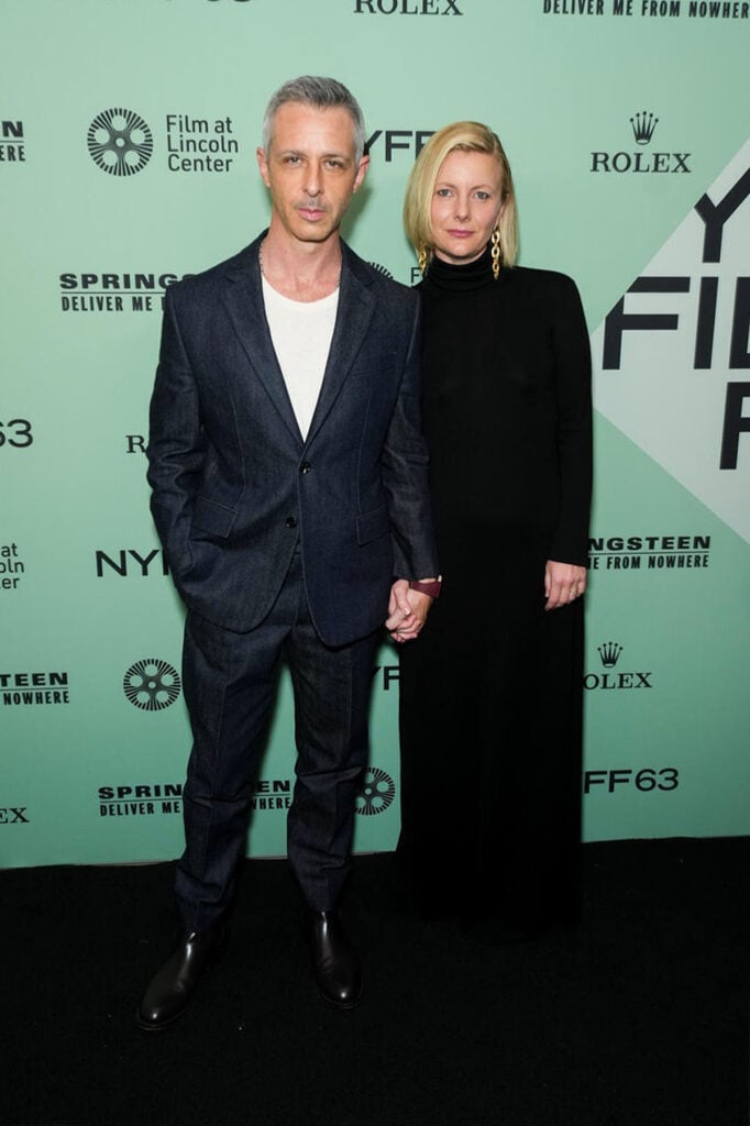 Jeremy Strong, Emma Wall at the "Springsteen: Deliver Me from Nowhere" premiere during the 63rd New York Film Festival, Menswear, Menswear Red Carpet, Menswear Red Carpet Fashion, Red Carpet Menswear,