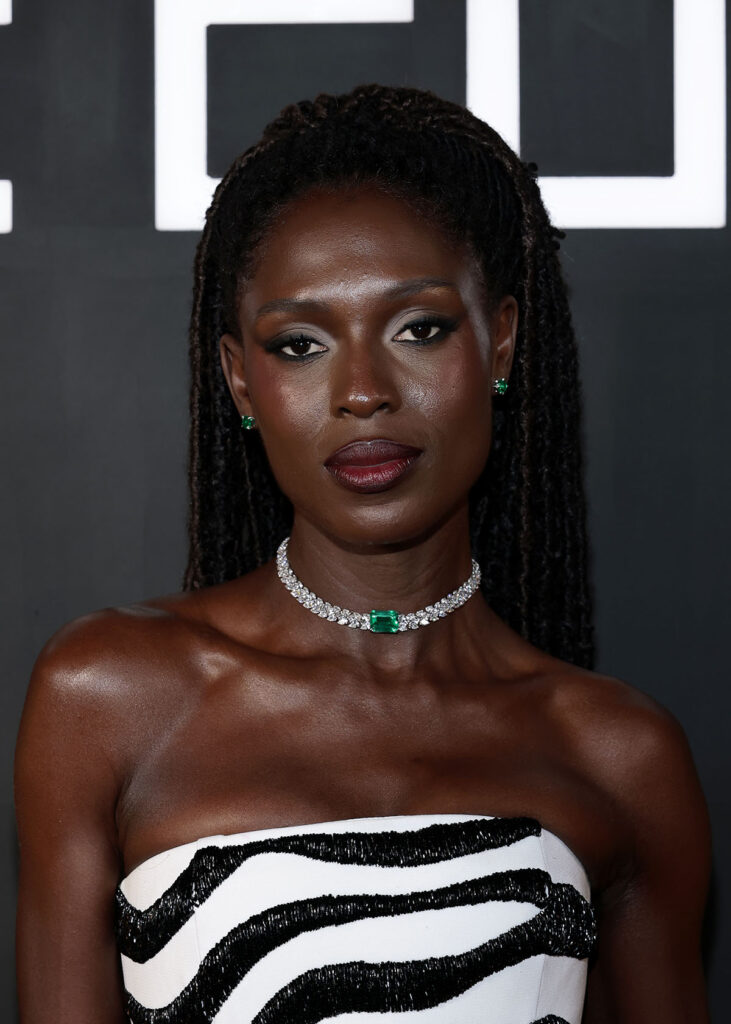 Jodie Turner-Smith attends the Chopard Ice Cube Party, Jodie Turner-Smith Sergio Hudson Spring 2026, Jodie Turner-Smith Chopard Ice Cube, Jodie Turner-Smith Chopard New York, Sergio Hudson Spring 2026, Sergio Hudson, Jodie Turner-Smith Zebra Dress