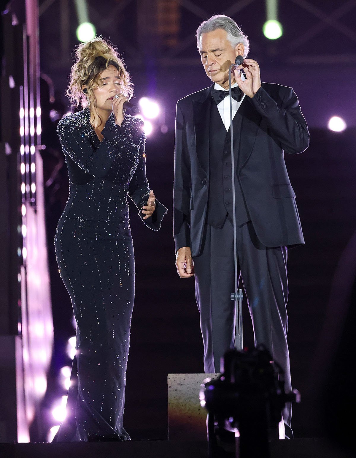 Karol G Wore Robert Wun Couture To The Grace for the World Concert