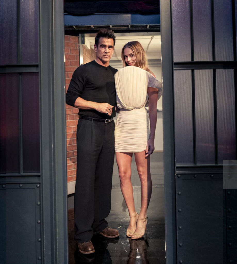 Margot Robbie Celine Spring 2014, Margot Robbie Christopher Esber Resort 2026, Margot Robbie Magda Butrym, Margot Robbie Saint Laurent, Margot Robbie The Today Show, Margot Robbie The Kelly Clarkson Show, Margot Robbie Late Night With Seth Meyers