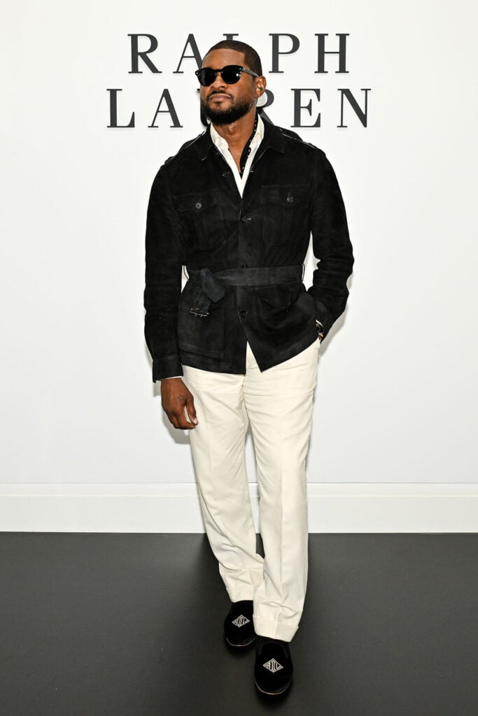 Usher, Ralph Lauren Spring 2026, Ralph Lauren Fashion Week, Ralph Lauren celebrities, Priyanka Chopra Ralph Lauren, Mindy Kaling Ralph Lauren, New York Fashion Week,