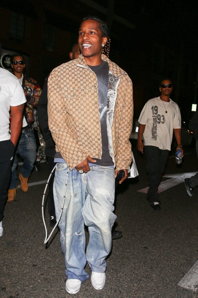 Gucci La Famiglia, Kim Kardashian, A$AP Rocky, Lady Gaga, Romeo Beckham, Demna, Gucci Spring 2026, Gucci street style, celebrity Gucci looks