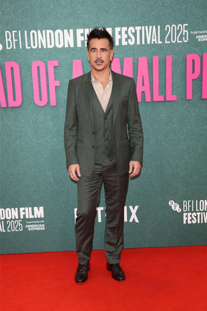 Tilda Swinton, Chanel Spring 2026, Fala Chen, Schiaparelli, Colin Farrell, Ballad of a Small Player, BFI London Film Festival 2025 red carpet