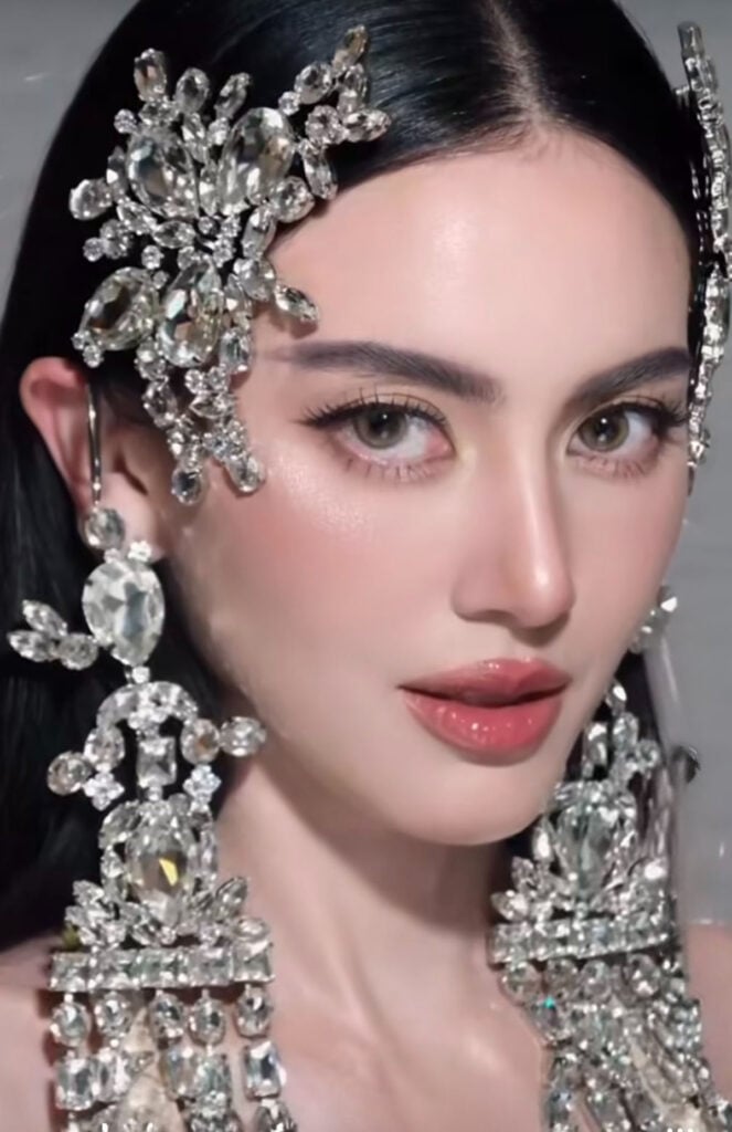 Davika Hoorne Wore Self-Portrait To The 2025 BoF 500 Gala, Davika Hoorne Self-Portrait, BoF500 Gala 2025, Paris Fashion Week, Davika Hoorne fashion, Self-Portrait custom gown