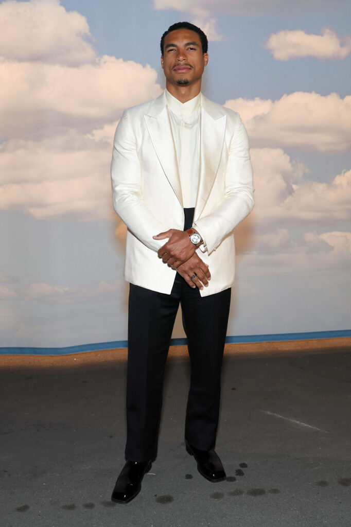 Greg Tarzan Davis Zegna, Greg Tarzan Davis Vogue World Hollywood 2025, Zegna menswear 2025, Chopard watch