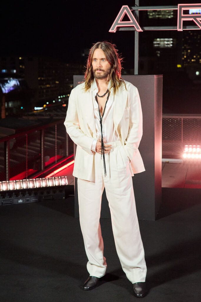 Jared Leto attends the “TRON: ARES” Berlin Photo Call at Humboldt Forum