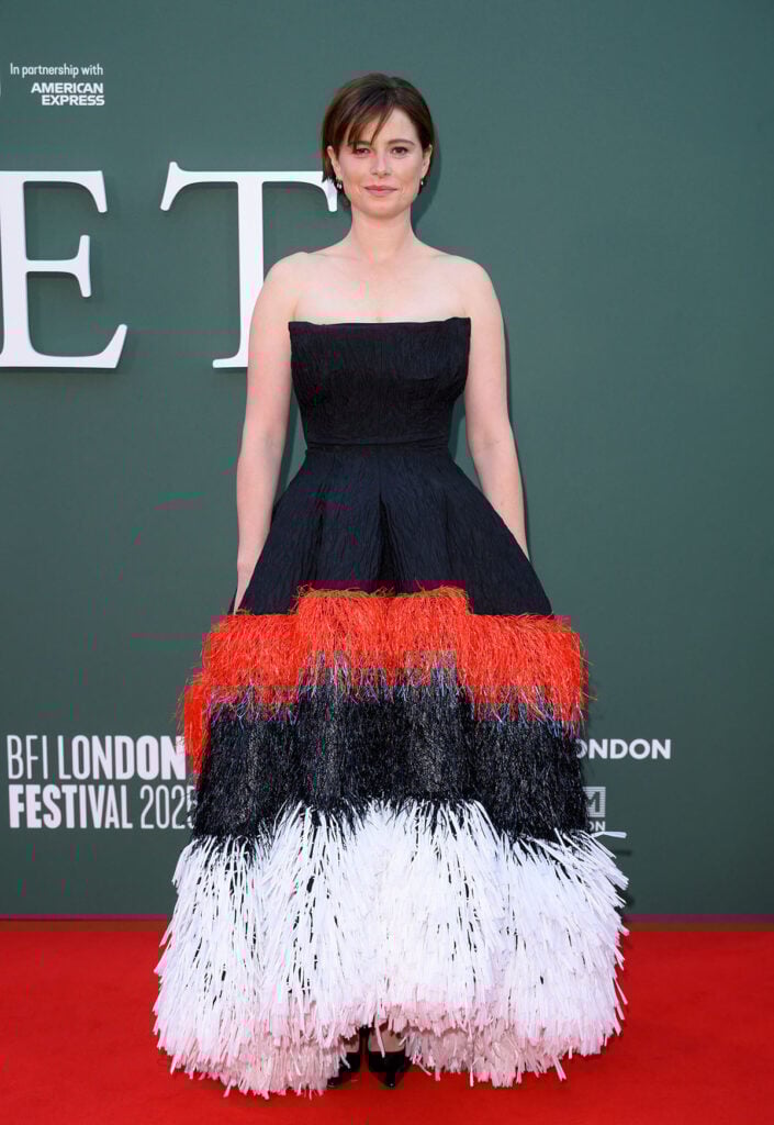 Jessie Buckley Paul Mescal Chlo Zhao At Hamnet London Premiere Jessie Buckley Roksanda 705x1024 
