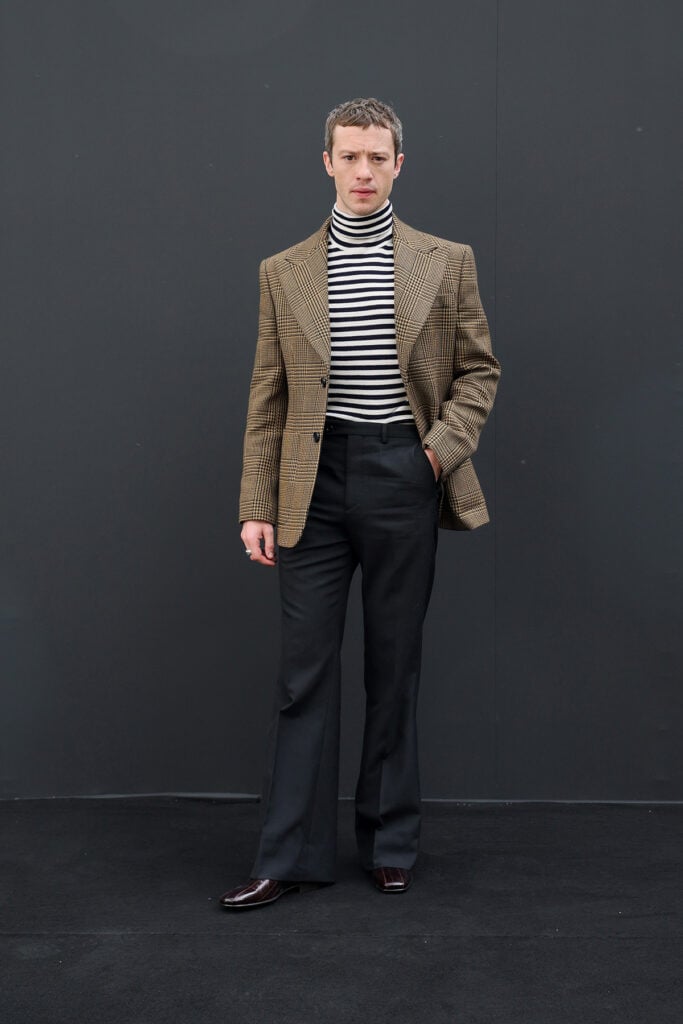 Joseph Quinn attends Valentino Spring 2026 show as part of Paris Fashion Week