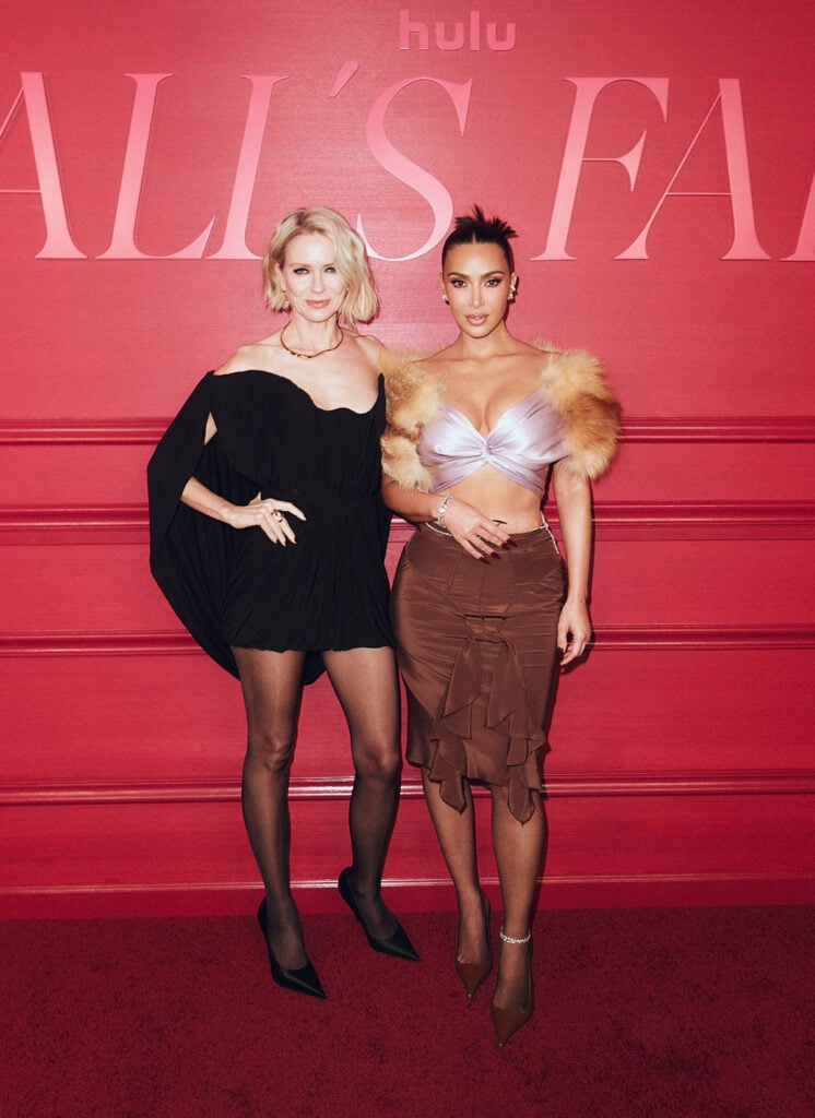 Kim Kardashian, Yves Saint Laurent by Tom Ford Fall 2003, Spring 2003, Hulu All’s Fair Tastemaker Event red carpet