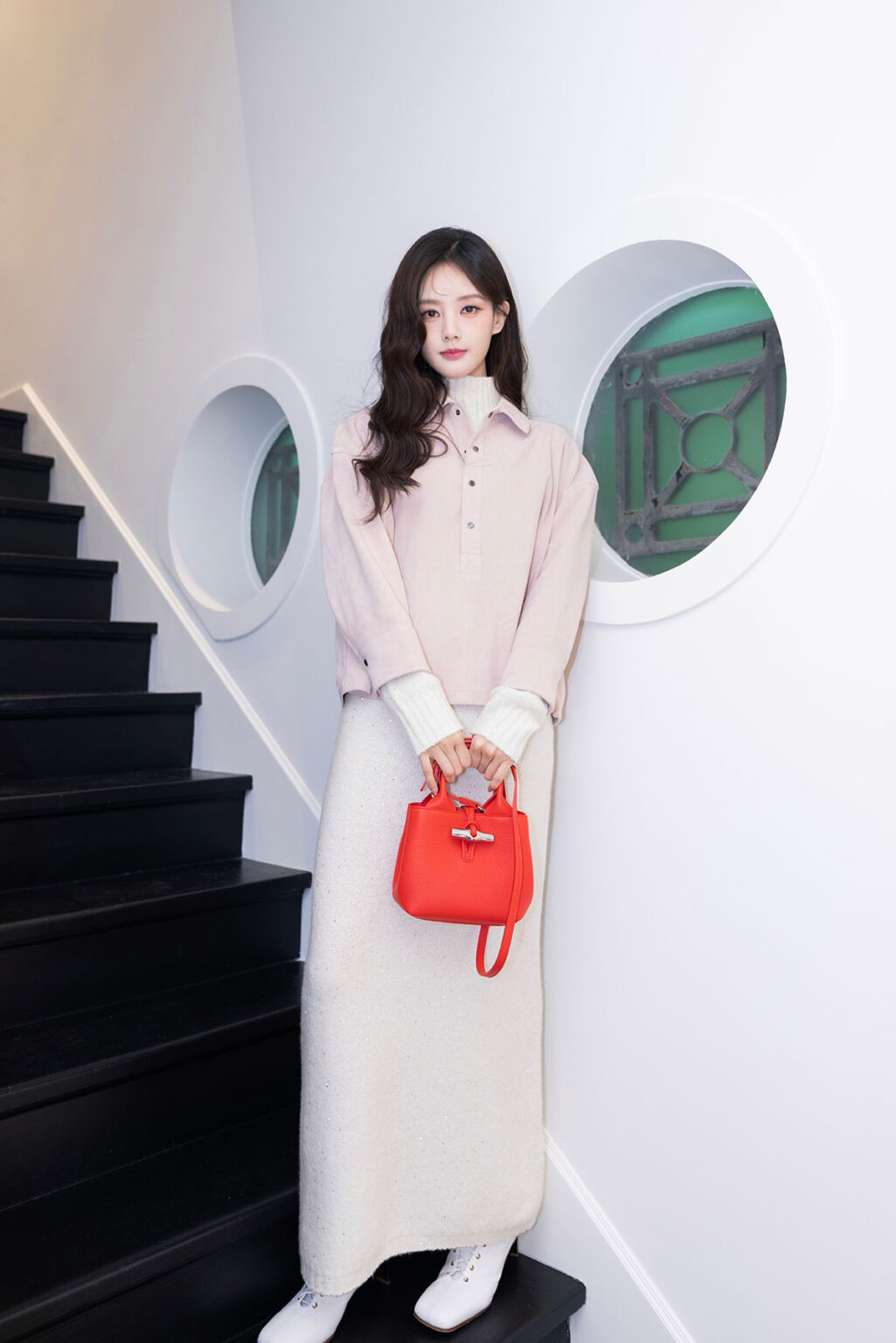 Li Pinterest Li Yitong at the Longchamp Family Home Shanghai Opening