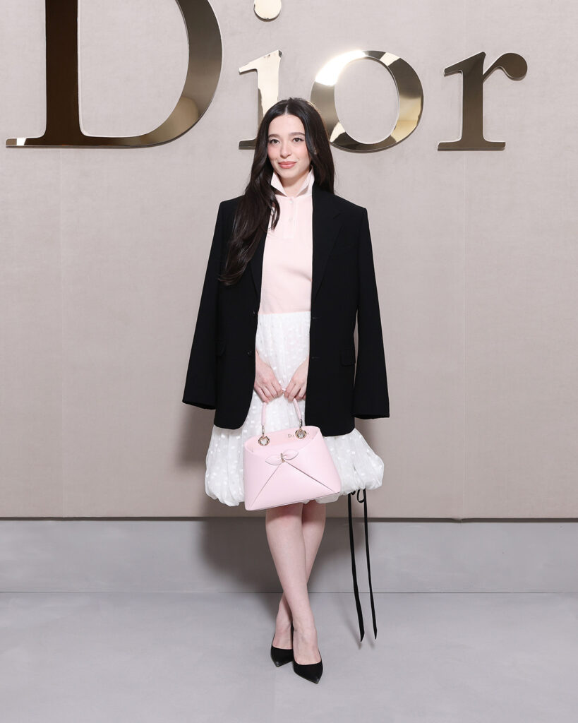 Mikey Madison attends the Christian Dior Womenswear Spring/Summer 2026 show as part of Paris Fashion Week
