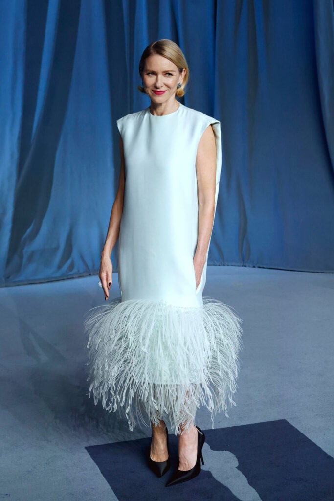 Academy Museum Gala Best Dressed, Academy Museum Gala red carpet, Naomi Watts, Balenciaga, Pierpaolo Piccioli, Balenciaga Spring 2026, Academy Museum Gala 2025, feather gown, Naomi Watts Balenciaga, Naomi Watts Academy Museum Gala