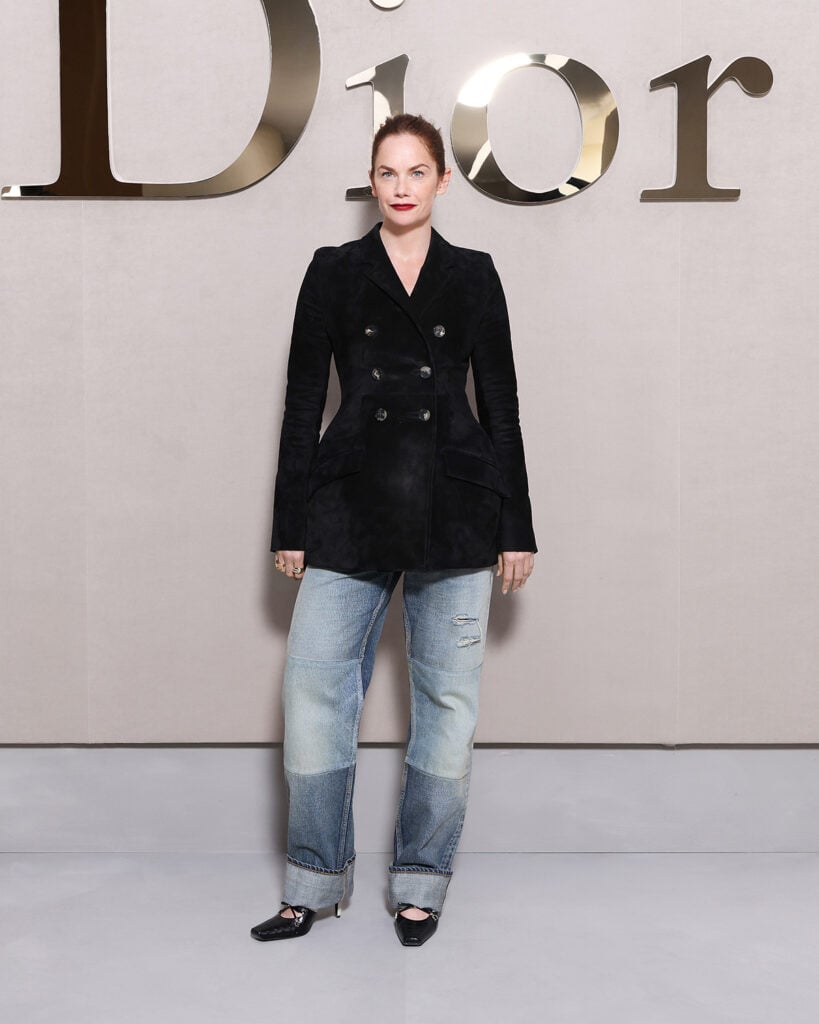 Ruth Wilson attends the Christian Dior Womenswear Spring/Summer 2026 show, Dior Spring 2026, Jonathan Anderson Dior, Dior front row, Dior womenswear, Taylor Russell Dior, Rosamund Pike Dior, Rashida Jones Dior