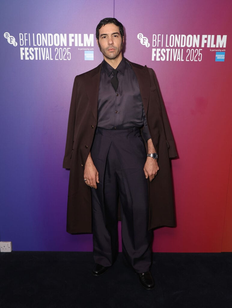 Tahar Rahim attends the "Alpha" screening during the 69th BFI London Film Festival