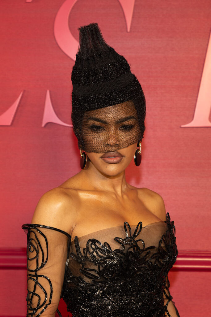 Teyana Taylor Wore Armani Privé To The Hulu ‘All’s Fair’ Tastemaker Event, Teyana Taylor, Armani Privé Fall 2017, Hulu All’s Fair Tastemaker Event red carpet, Red Carpet Archival,