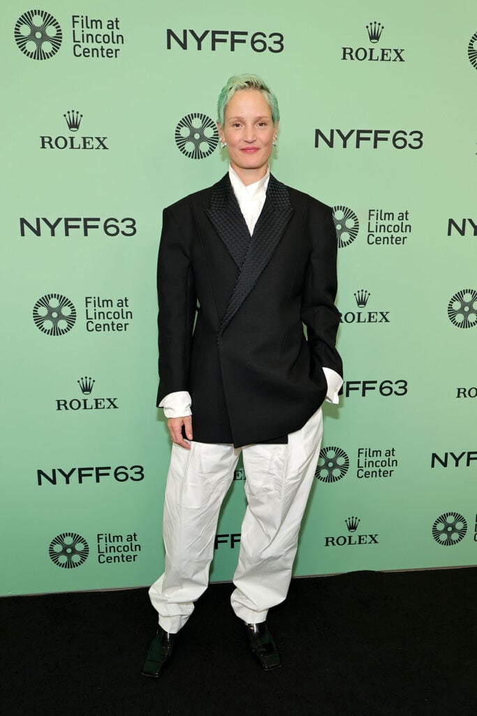Vicky Krieps Wears Bottega Veneta Spring 2026 Suit to NYFF