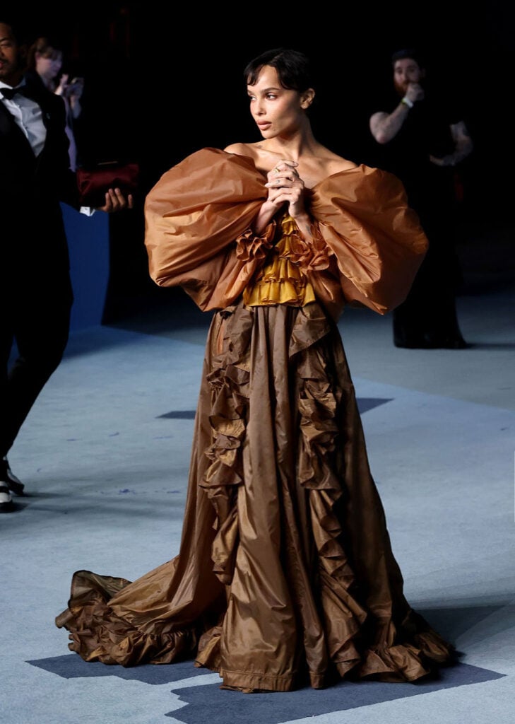 Celebrities in Saint Laurent for the 2025 Academy Museum Gala