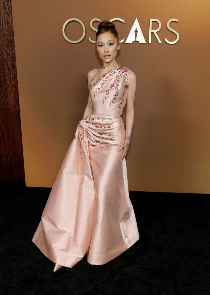 Ariana Grande Wore Christian Dior by John Galliano To The 2025 Grosvenor Awards
