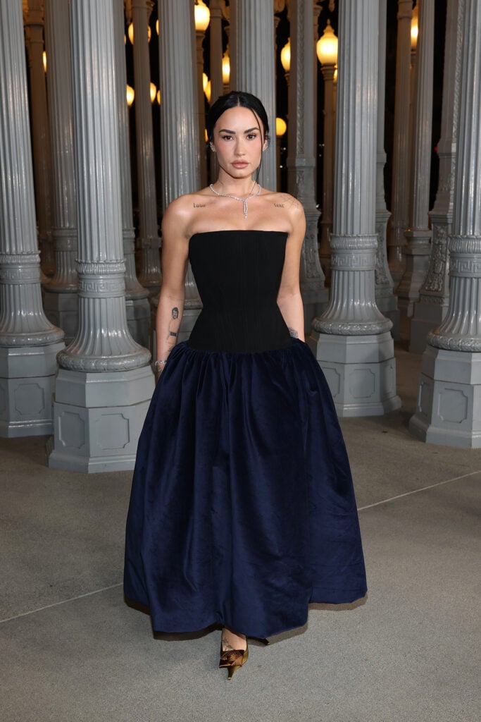 Demi Lovato attends the 2025 LACMA Art+Film Gala